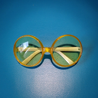 Yellow tinted glasses